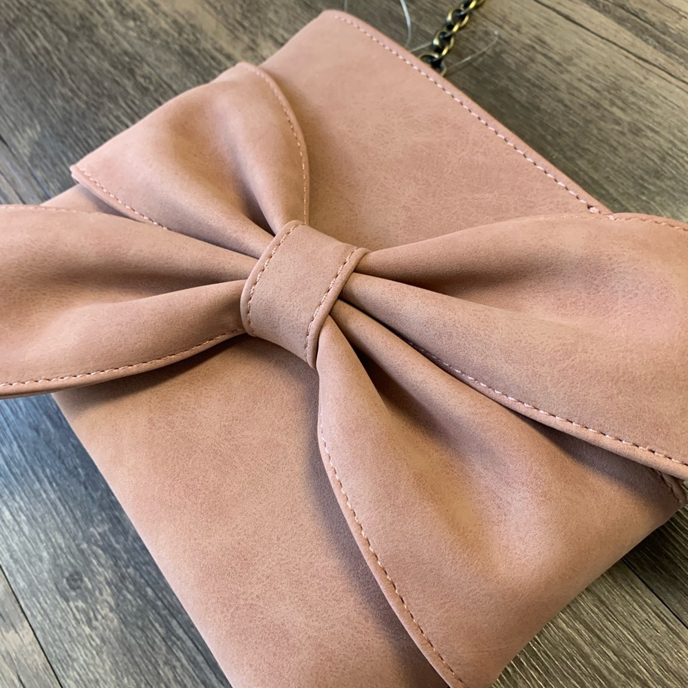 Pink Bow Crossbody Bag